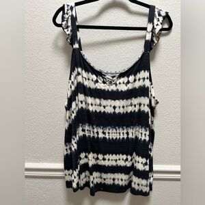 Torrid ruffle strap tank sz4 super soft fabric